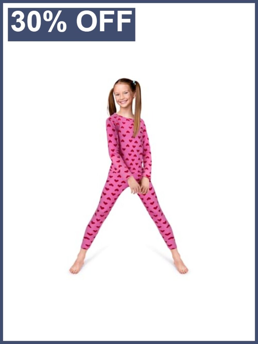 Girls Thermal Underwear Set Fleece Lined Long Johns Base Layer Ski